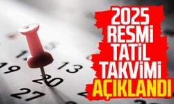 2025 resmi tatil takvimi açıklandı