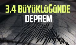 Van'da 3.4 büyüklüğünde deprem