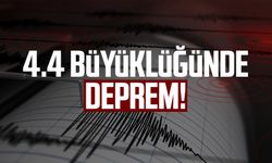 4.4 büyüklüğünde deprem