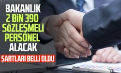 Aile ve Sosyal Hizmetler Bakanlığı 2 bin 390 sözleşmeli personel alacak