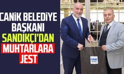 Canik Belediye Başkanı İbrahim Sandıkçı’dan muhtarlara jest