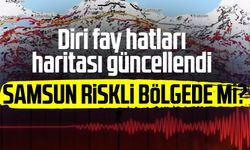 Diri fay hatları haritası güncellendi: Samsun kaçıncı derece deprem bölgesinde?