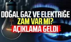 Doğal gaz ve elektriğe zam var mı? Açıklama geldi