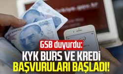 GSB duyurdu: KYK burs ve kredi başvuruları başladı!