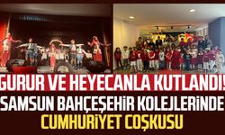 Gurur ve heyecanla kutlandı! Samsun Bahçeşehir Kolejlerinde Cumhuriyet coşkusu