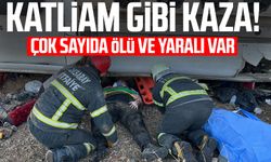 Katliam gibi kaza! Çok sayıda ölü ve yaralı var