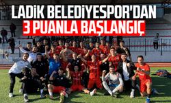 Ladik Belediyespor'dan 3 puanla başlangıç