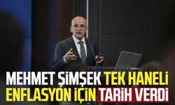 Mehmet Şimşek tek haneli enflasyon için tarih verdi