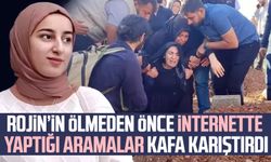 Rojin Kabaiş'in ölmeden önce internette yaptığı aramalar kafa karıştırdı