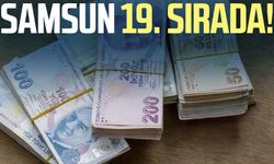 Samsun 19. sırada!