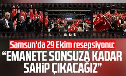 Samsun'da 29 Ekim resepsiyonu: "Emanete sonsuza kadar sahip çıkacağız"