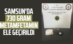 Samsun'da 730 gram metamfetamin ele geçirildi