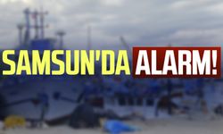 Samsun'da alarm! Tekneler karaya çekildi