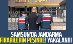 Samsun'da jandarma firarilerin peşinde! Yakalandı