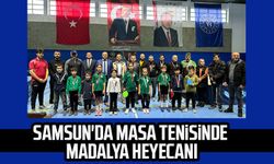 Samsun'da masa tenisinde madalya heyecanı