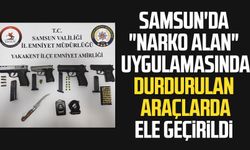 Samsun'da durdurulan araçlarda ele geçirildi