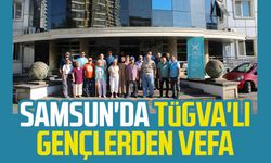 Samsun'da TÜGVA'lı gençlerden vefa