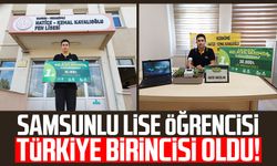 Samsunlu lise öğrencisi Fatih Altun Türkiye birincisi oldu!