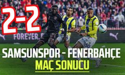 Samsunspor - Fenerbahçe maç sonucu