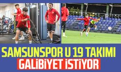 Samsunspor U 19 Takımı galibiyet istiyor