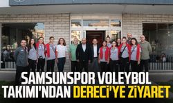 Samsunspor Voleybol Takımı'ndan Dereci'ye ziyaret