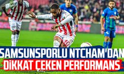 Samsunsporlu Ntcham'dan dikkat çeken performans