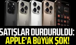 Satışlar durduruldu: Apple'a büyük şok!