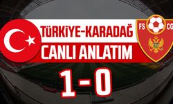 Türkiye-Karadağ maçının canlı anlatımı