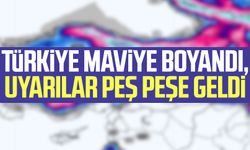 Türkiye maviye boyandı, uyarılar peş peşe geldi