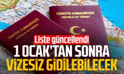 1 Ocak’tan sonra vizesiz gidilebilecek: Liste güncellendi