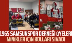 1965 Samsunspor Derneği üyeleri minikler için kolları sıvadı