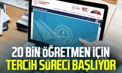 20 bin öğretmen için tercih süreci başlıyor