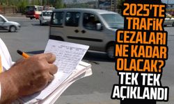 2025'te trafik cezaları ne kadar olacak? Tek tek açıklandı