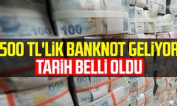 500 TL'lik banknot geliyor: Tarih belli oldu