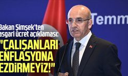 Bakan Şimşek: "Çalışanları enflasyona ezdirmeyiz!"