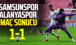 Samsunspor - Alanyaspor maç sonucu