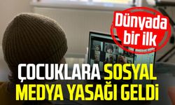 Çocuklara sosyal medya yasağı geldi: Dünyada bir ilk