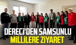 Feyzullah Dereci'den Samsunlu millilere ziyaret