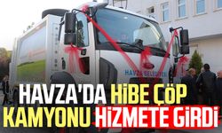 Havza'da hibe çöp kamyonu hizmete girdi