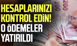 Hesaplarınızı kontrol edin! O ödemeler yatırıldı