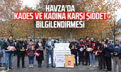 Havza'da KADES ve kadına karşı şiddet bilgilendirmesi