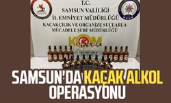 Samsun İlkadım'da kaçak alkol operasyonu