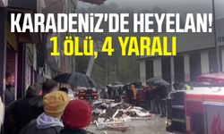 Karadeniz'de heyelan! 1 kişi öldü, 4 yaralı