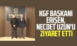 KGF Başkanı Erdoğan Erişen, Necdet Uzun'u ziyaret etti