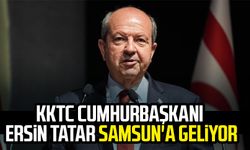 KKTC Cumhurbaşkanı Ersin Tatar Samsun'a geliyor