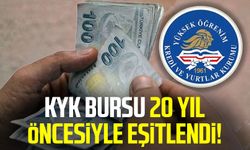 KYK bursu 20 yıl öncesiyle eşitlendi!