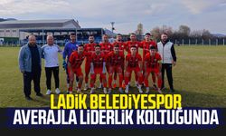 Ladik Belediyespor averajla liderlik koltuğunda