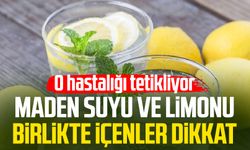 Maden suyu ve limonu birlikte içenler dikkat: O hastalığı tetikliyor