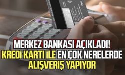 Merkez Bankası açıkladı! Kredi kartı ile en çok nerelerde alışveriş yapılıyor