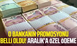 O bankanın promosyonu belli oldu! Aralık'a özel ödeme